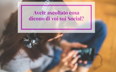 Avete ‘ascoltato’ che cosa dicono di voi sui social?
