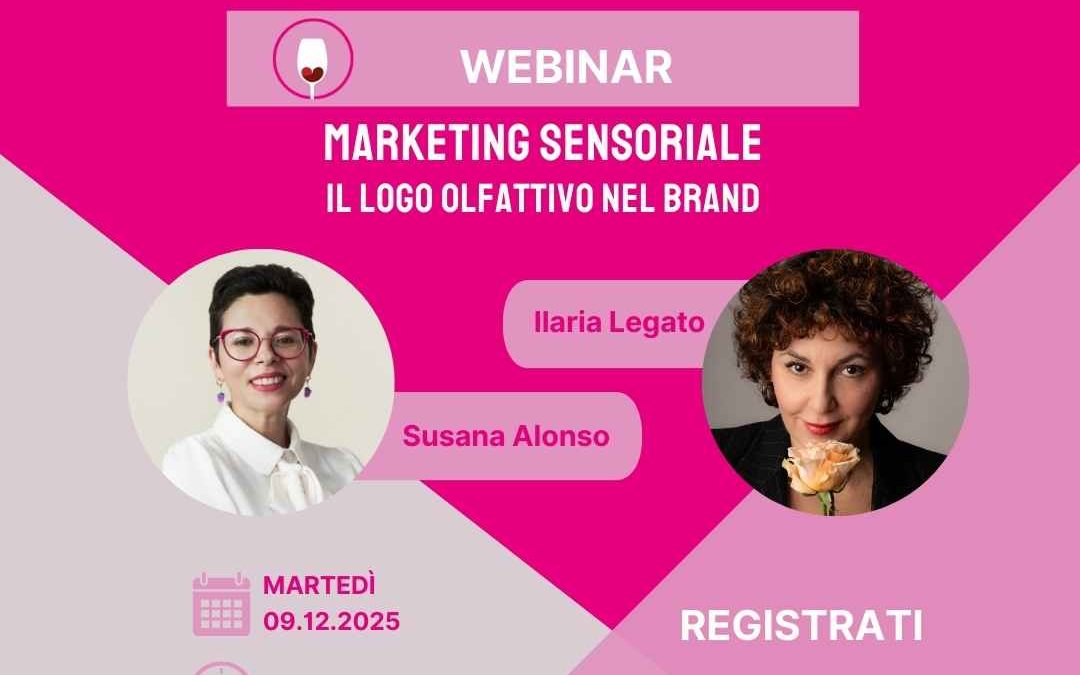 Il profumo come strategia di brand: webinar gratuito sul marketing olfattivo